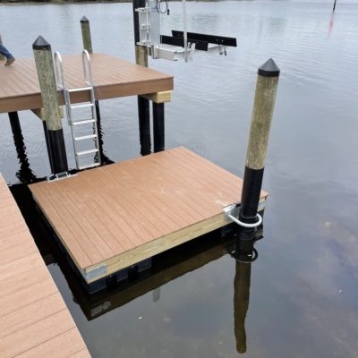 Our dock amenities include custom piers to suit your needs