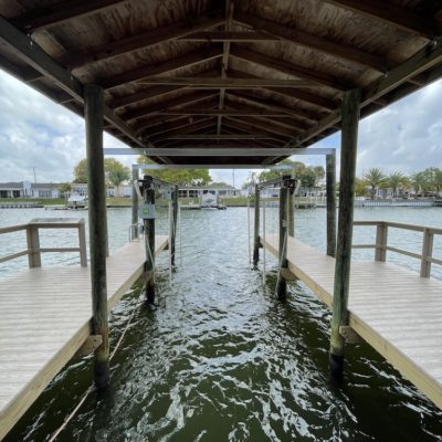 Our dock amenities include covered boat launches and covered docks