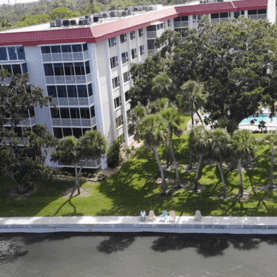Truline seawall from Brine Marine. Drone footage